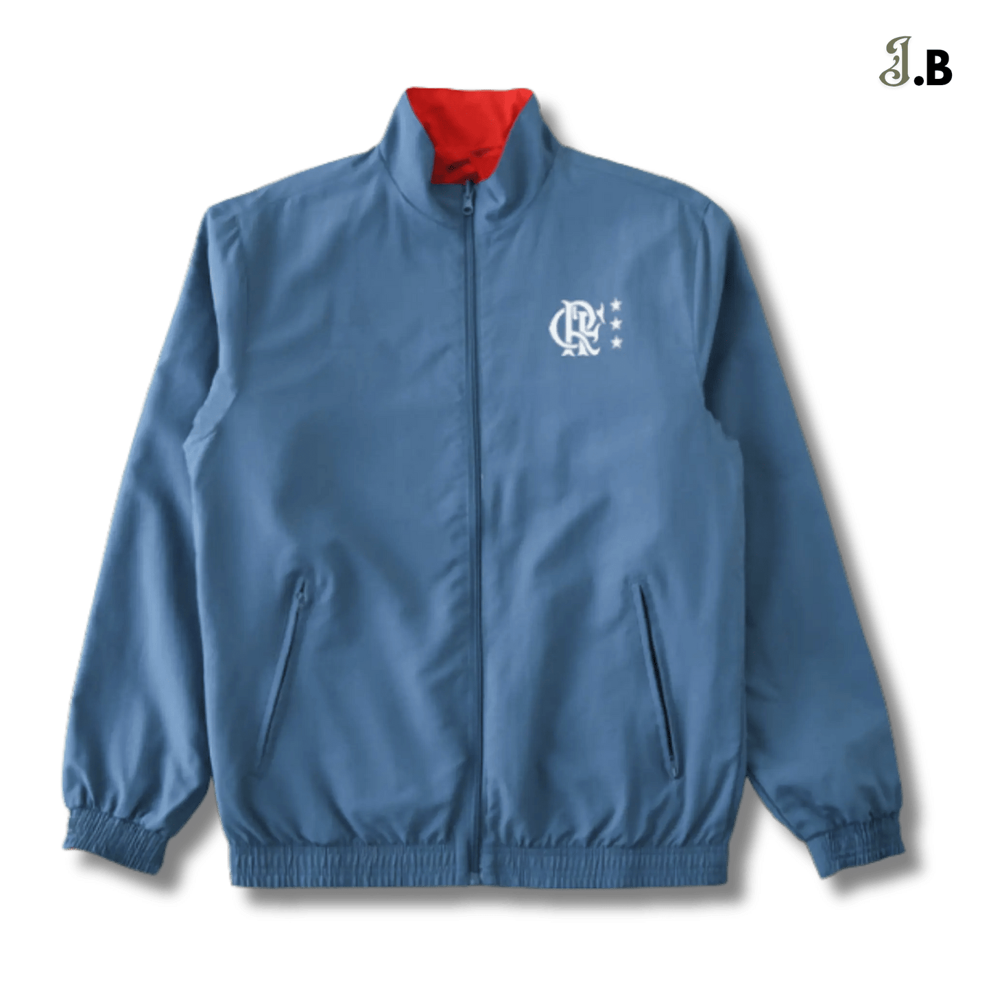 CR Flamengo Vintage Striped Reversible Windbreaker - JogaBonito - Jersey