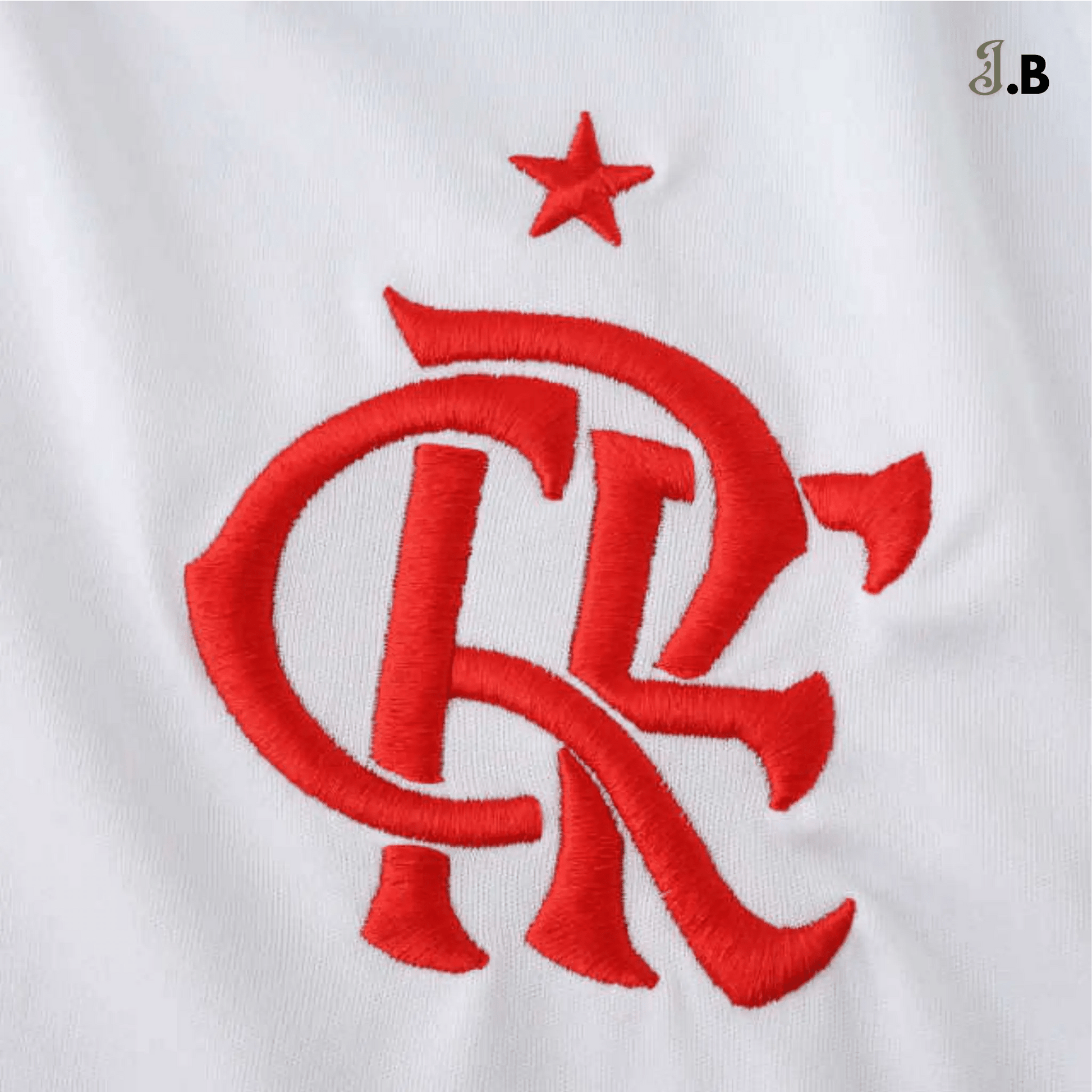 CR Flamengo Vintage White Away Player Jersey - JogaBonito - Jersey