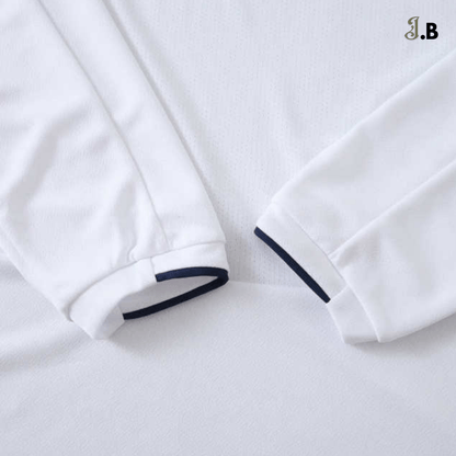 England Vintage 06 Home Fan Version White Long Sleeve Jersey - JogaBonito - Jersey