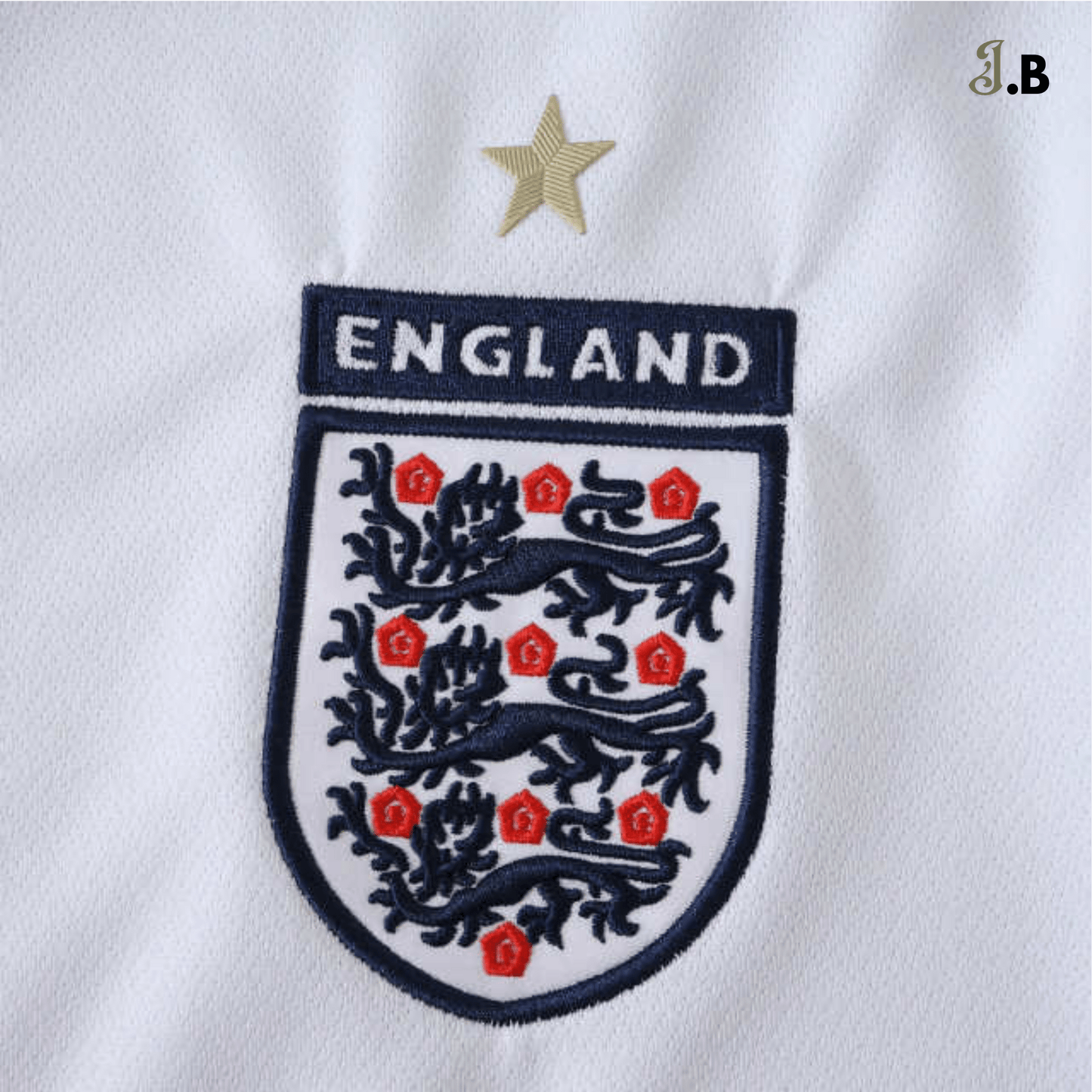 England Vintage 06 Home Fan Version White Long Sleeve Jersey - JogaBonito - Jersey