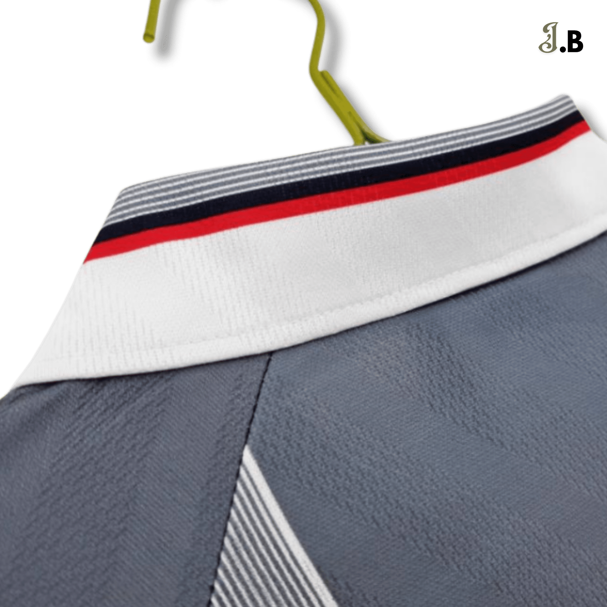 England Vintage 96 Away Long Sleeve Fan Version Grey Jersey - JogaBonito - Jersey