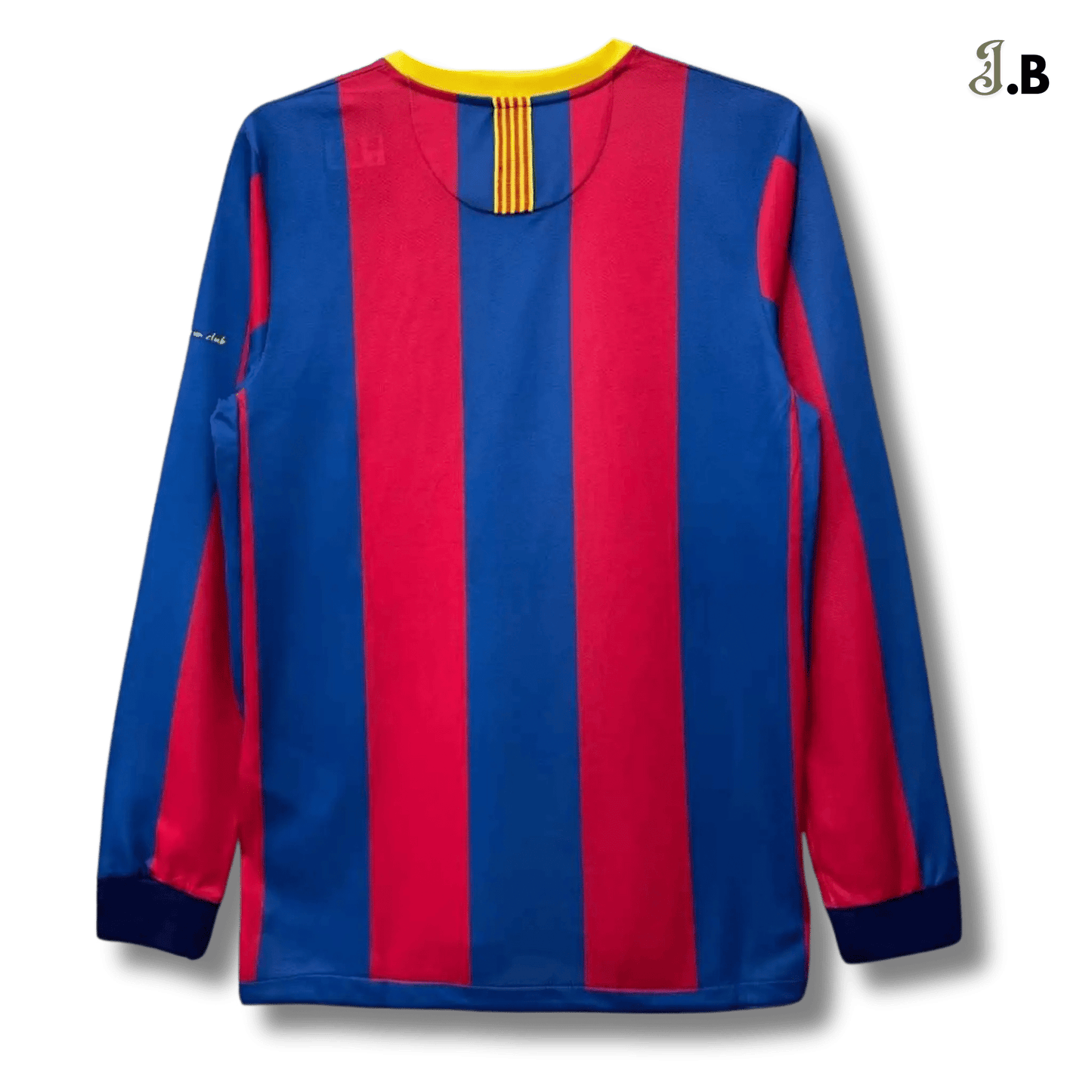 FC Barcelona Vintage 2010 Striped Home Long Sleeve - JogaBonito - Jersey
