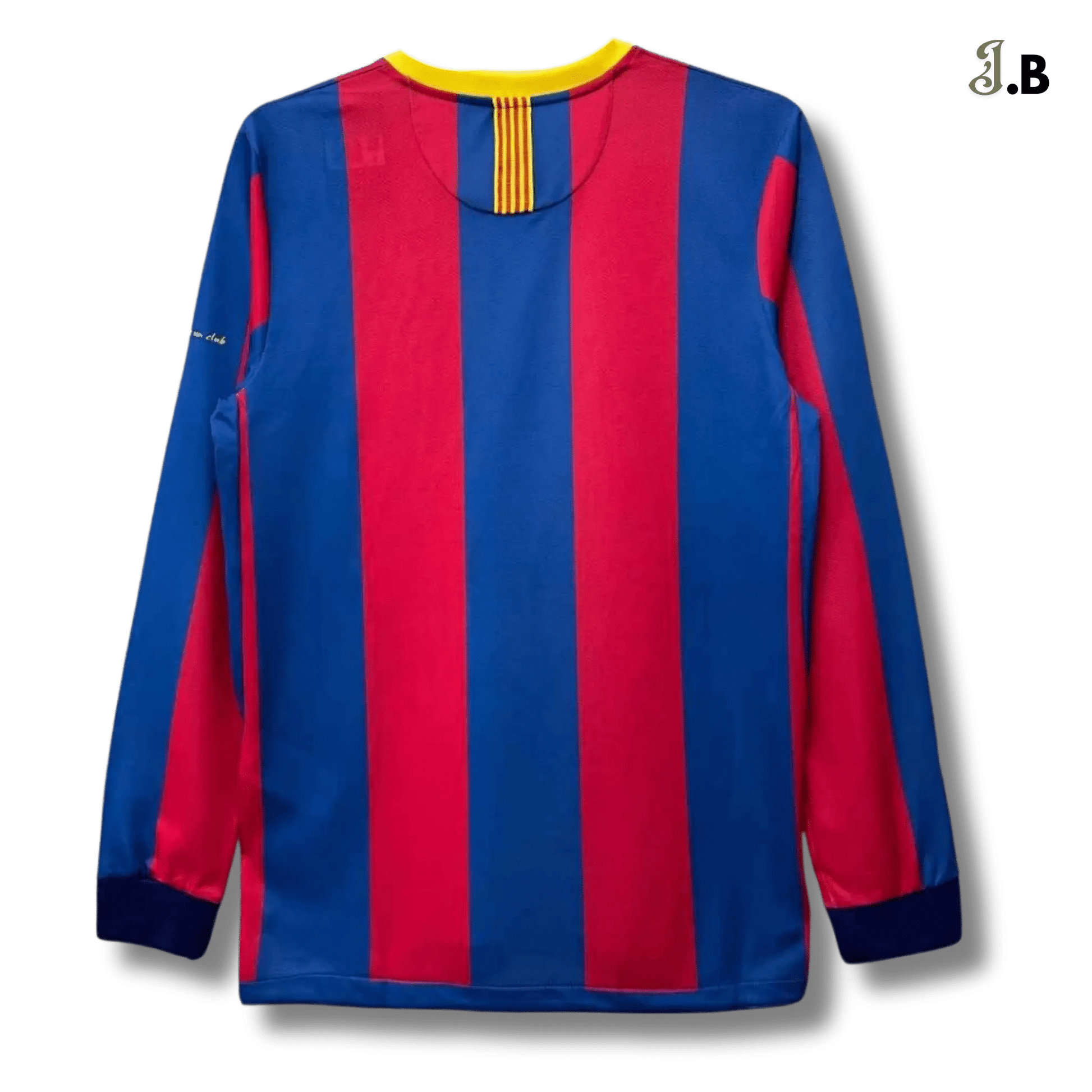 FC Barcelona Vintage 2010 Striped Home Long Sleeve - JogaBonito - Jersey