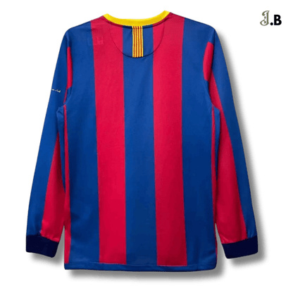 FC Barcelona Vintage 2010 Striped Home Long Sleeve - JogaBonito - Jersey