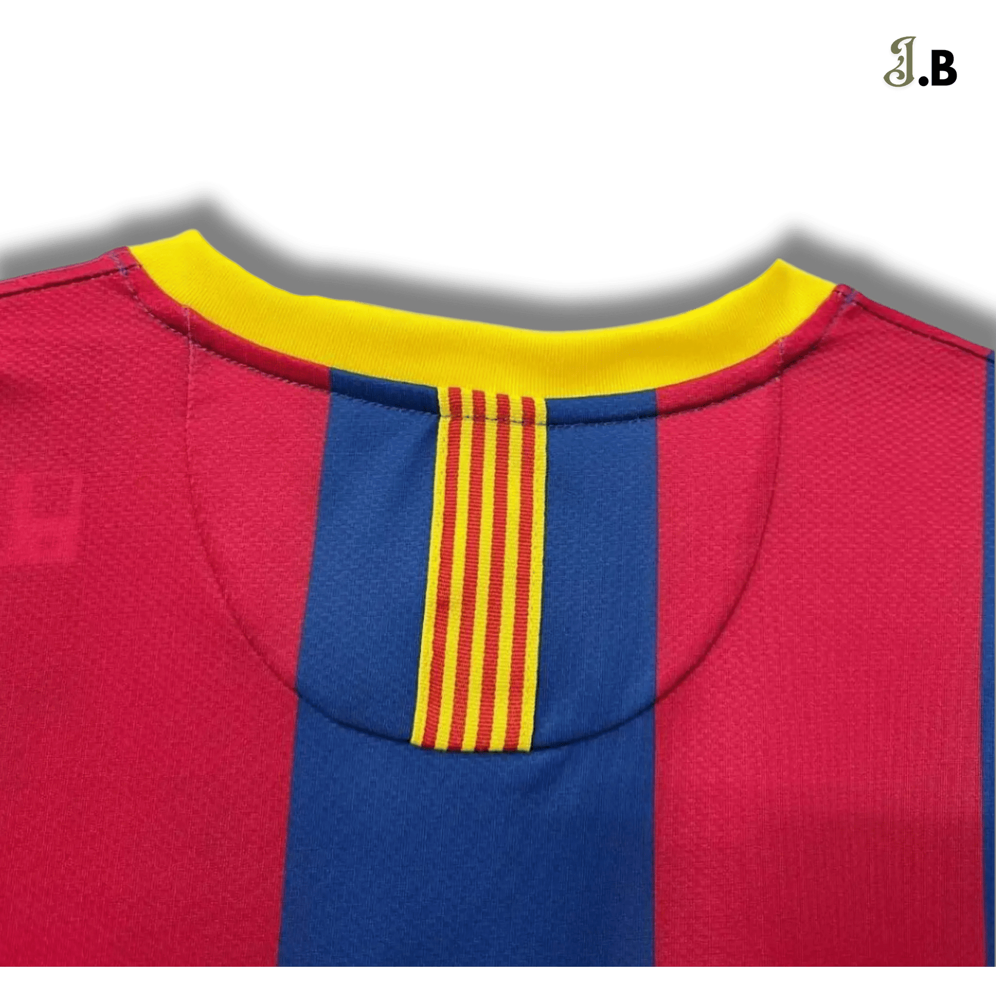 FC Barcelona Vintage 2010 Striped Home Long Sleeve - JogaBonito - Jersey