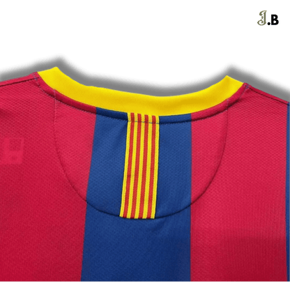 FC Barcelona Vintage 2010 Striped Home Long Sleeve - JogaBonito - Jersey