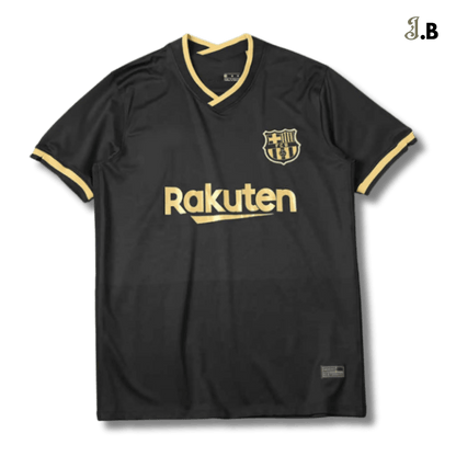 FC Barcelona Vintage Black Gold Away Jersey - JogaBonito - Jersey