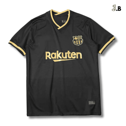 FC Barcelona Vintage Black Gold Away Jersey - JogaBonito - Jersey