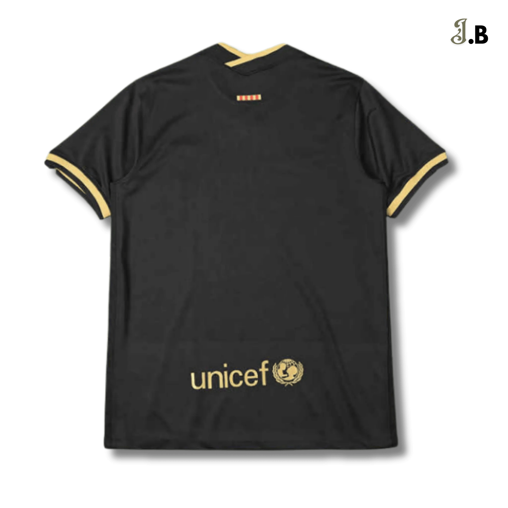 FC Barcelona Vintage Black Gold Away Jersey - JogaBonito - Jersey