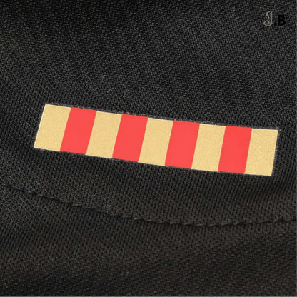 FC Barcelona Vintage Black Gold Away Jersey - JogaBonito - Jersey