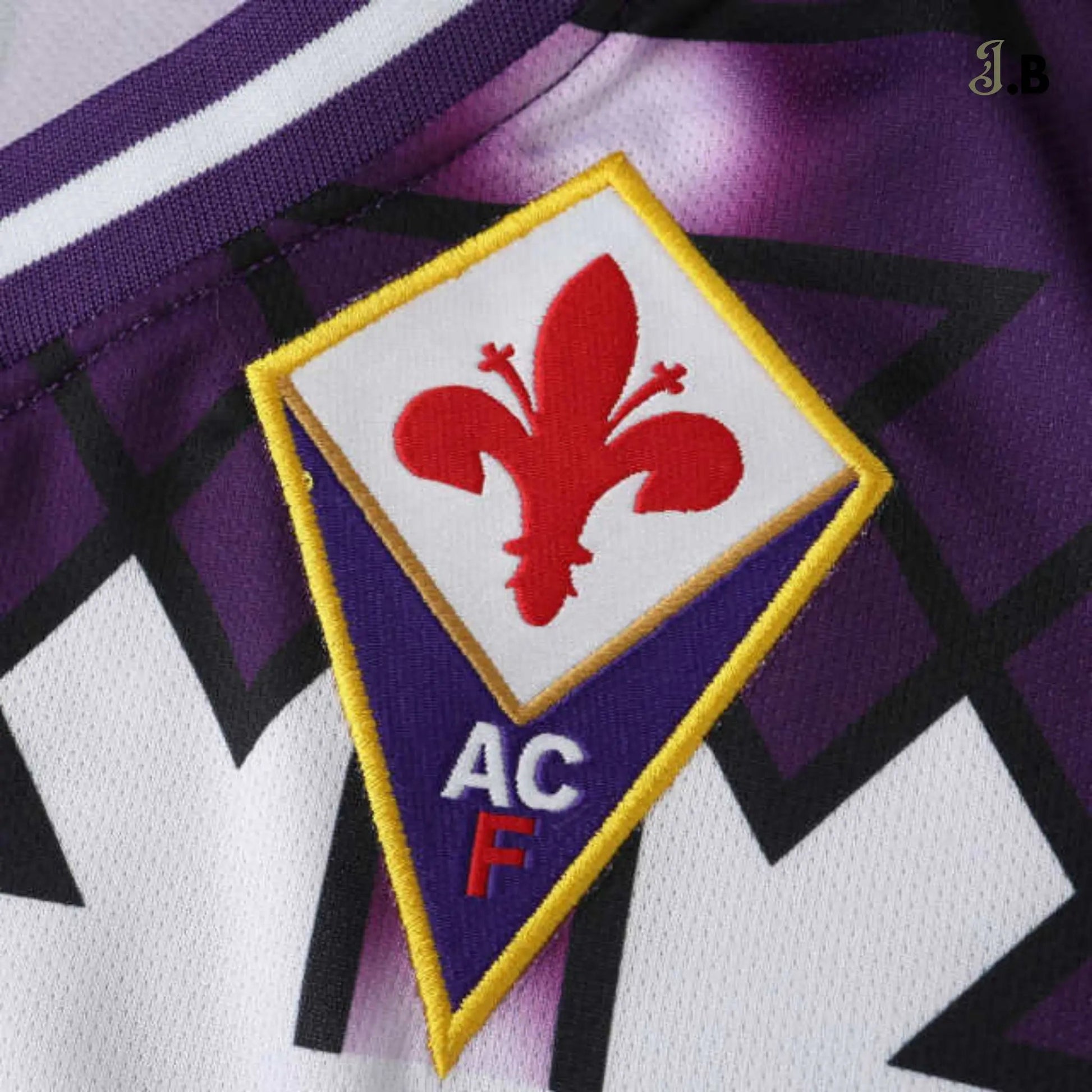Fiorentina ACF Vintage 92 Purple Home Fan Jersey - JogaBonito - Jersey