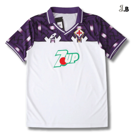 Fiorentina ACF Vintage 92 Purple Home Fan Jersey - JogaBonito - Jersey
