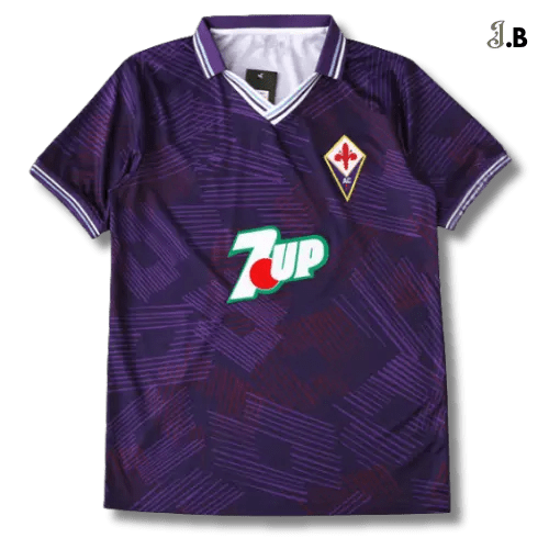 Fiorentina ACF Vintage 92 Purple Home Fan Jersey - JogaBonito - Jersey