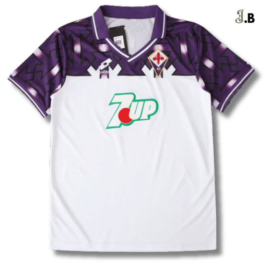 Fiorentina ACF Vintage 92 White Away Short Sleeve - JogaBonito - Jersey