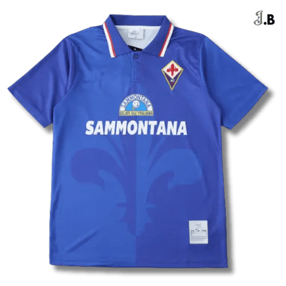 Fiorentina ACF Vintage 95 Blue Home Fan Jersey - JogaBonito - Jersey
