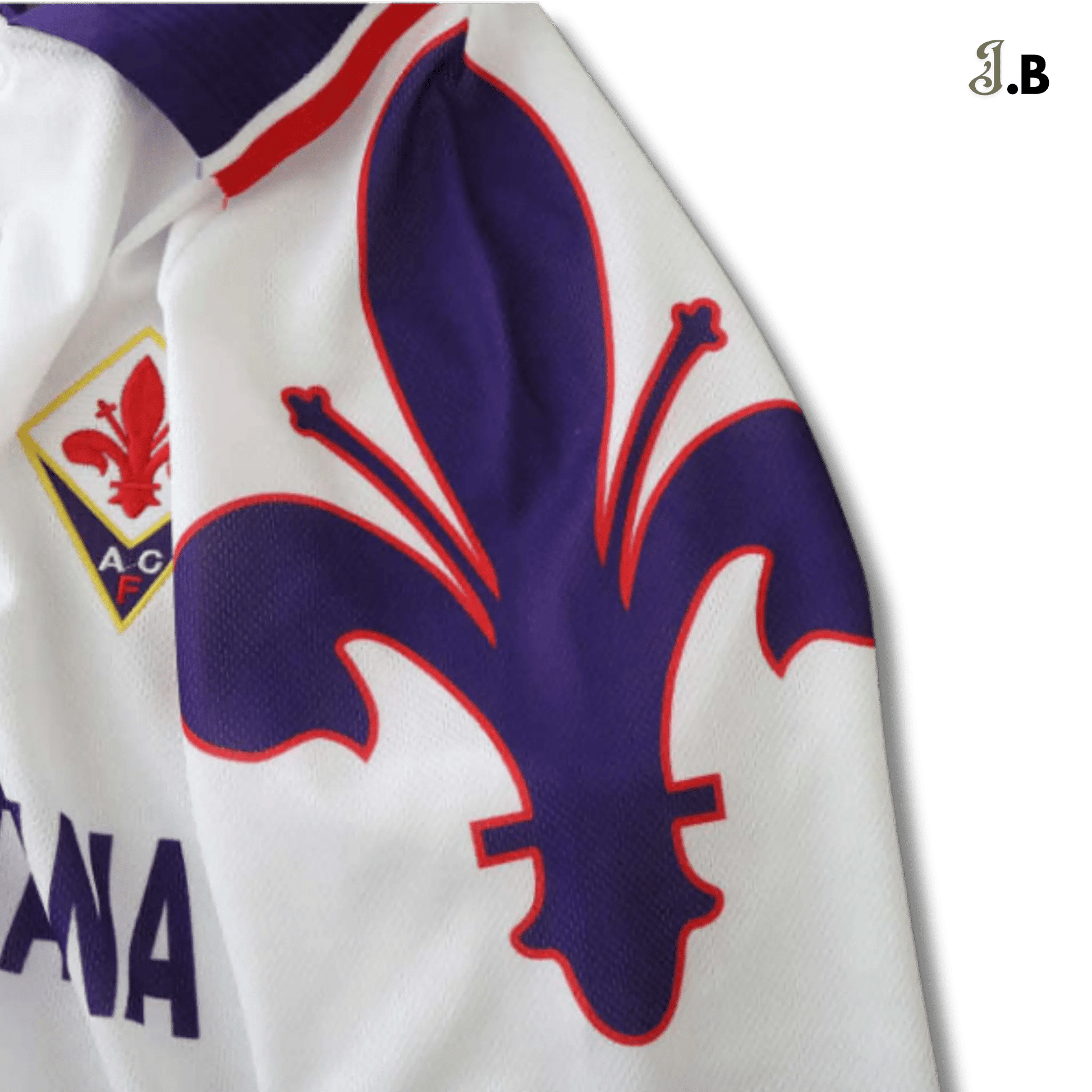 Fiorentina ACF Vintage 95 White Away Fan Jersey - JogaBonito - Jersey