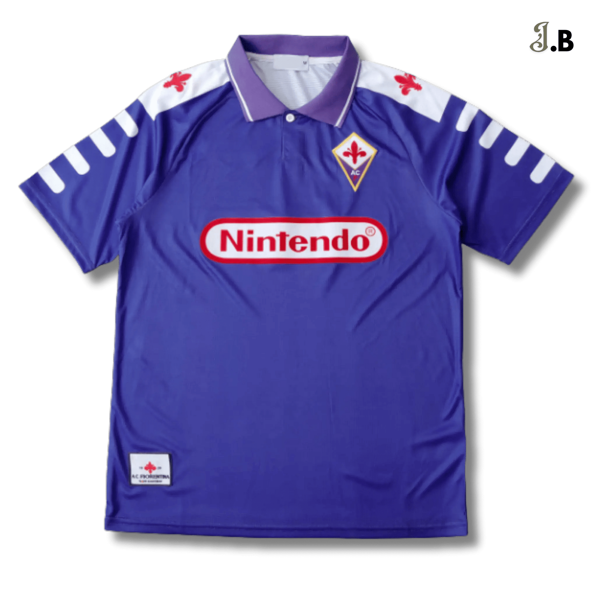 Fiorentina ACF Vintage 98 Purple Home Fan Jersey - JogaBonito - Jersey