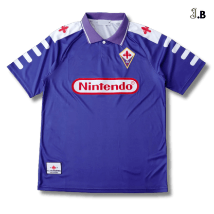 Fiorentina ACF Vintage 98 Purple Home Fan Jersey - JogaBonito - Jersey