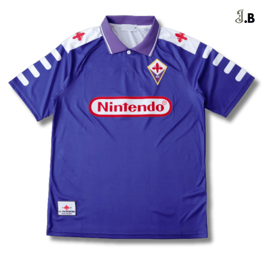 Fiorentina ACF Vintage 98 Purple Home Fan Jersey - JogaBonito - Jersey