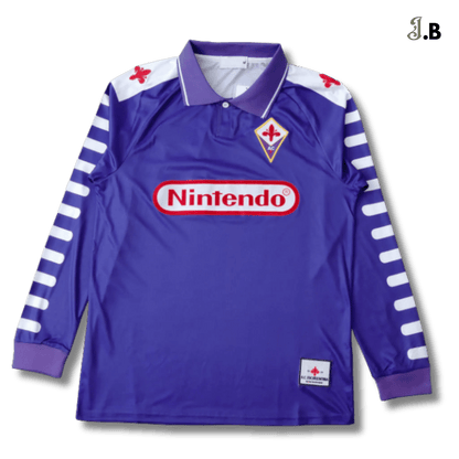 Fiorentina ACF Vintage 98 Purple Home Long Sleeve - JogaBonito - Jersey
