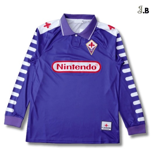 Fiorentina ACF Vintage 98 Purple Home Long Sleeve - JogaBonito - Jersey