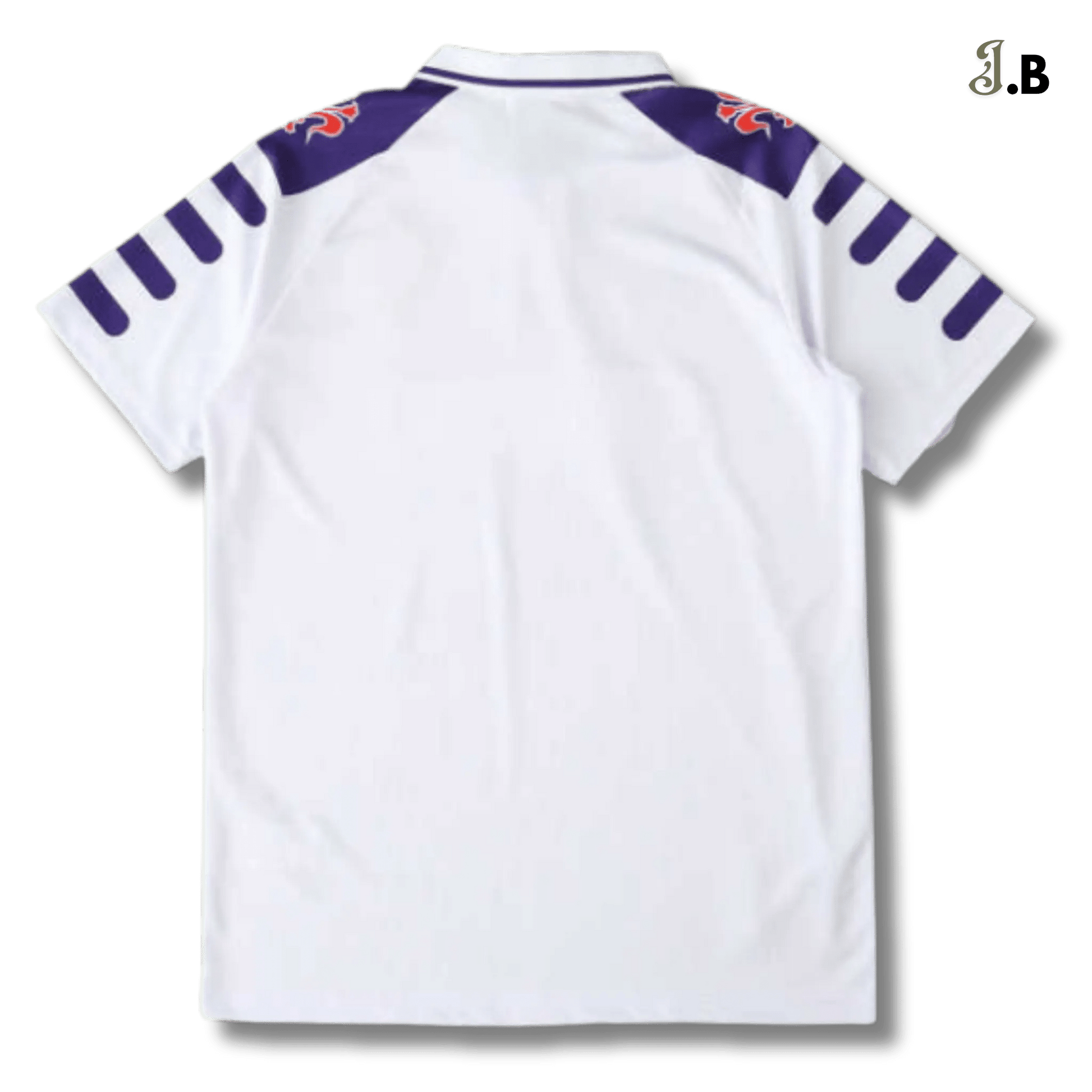 Fiorentina ACF Vintage 98 White Away Fan Jersey - JogaBonito - Jersey