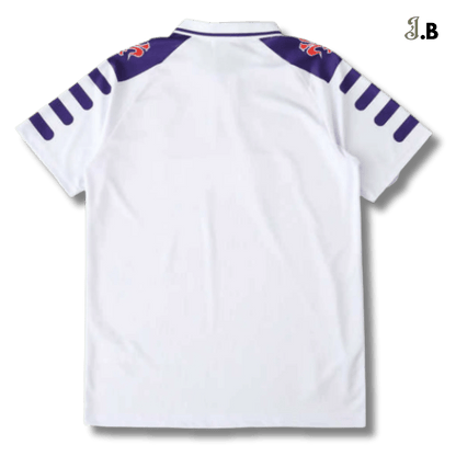 Fiorentina ACF Vintage 98 White Away Fan Jersey - JogaBonito - Jersey