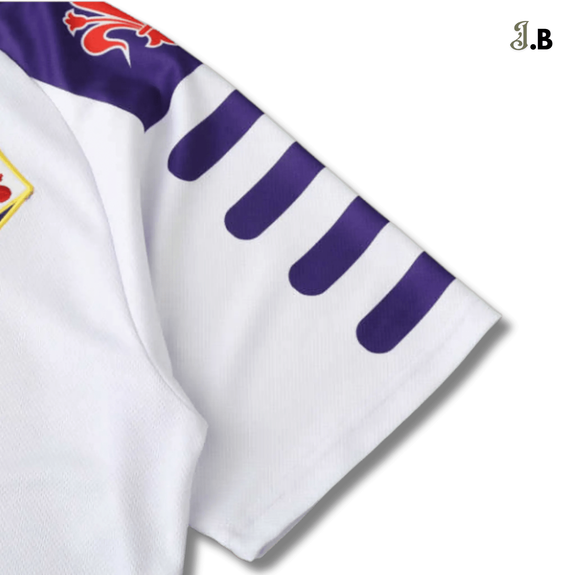 Fiorentina ACF Vintage 98 White Away Fan Jersey - JogaBonito - Jersey
