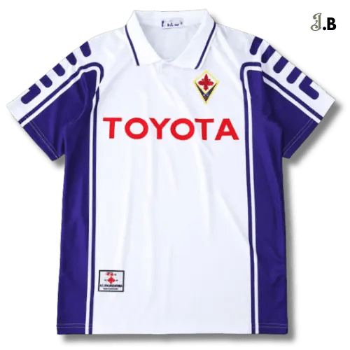 Fiorentina ACF Vintage 99 White Away Fan Jersey - JogaBonito - Jersey