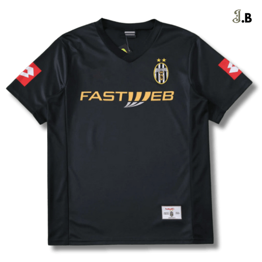 Juventus F.C Vintage 01 Black Away Fan Jersey - JogaBonito - Jersey