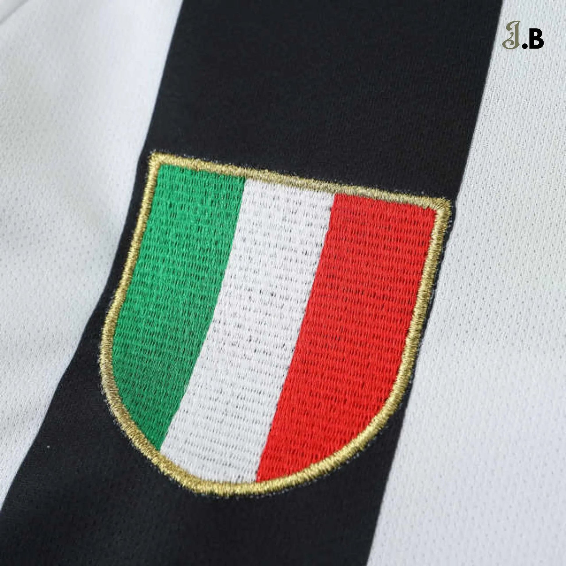 Juventus F.C Vintage 02 Striped Home Long Sleeve - JogaBonito - Jersey