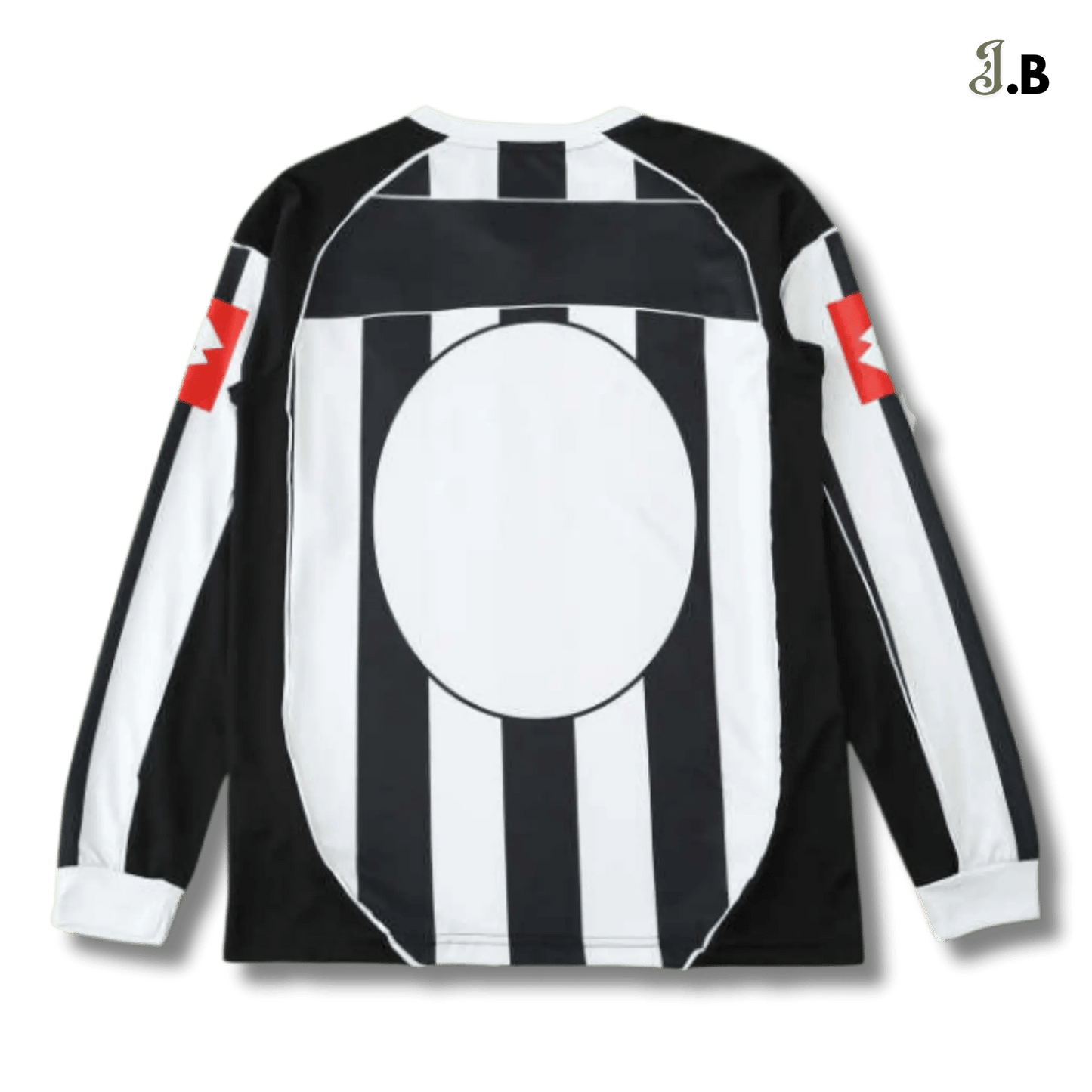 Juventus F.C Vintage 02 Striped Home Long Sleeve - JogaBonito - Jersey