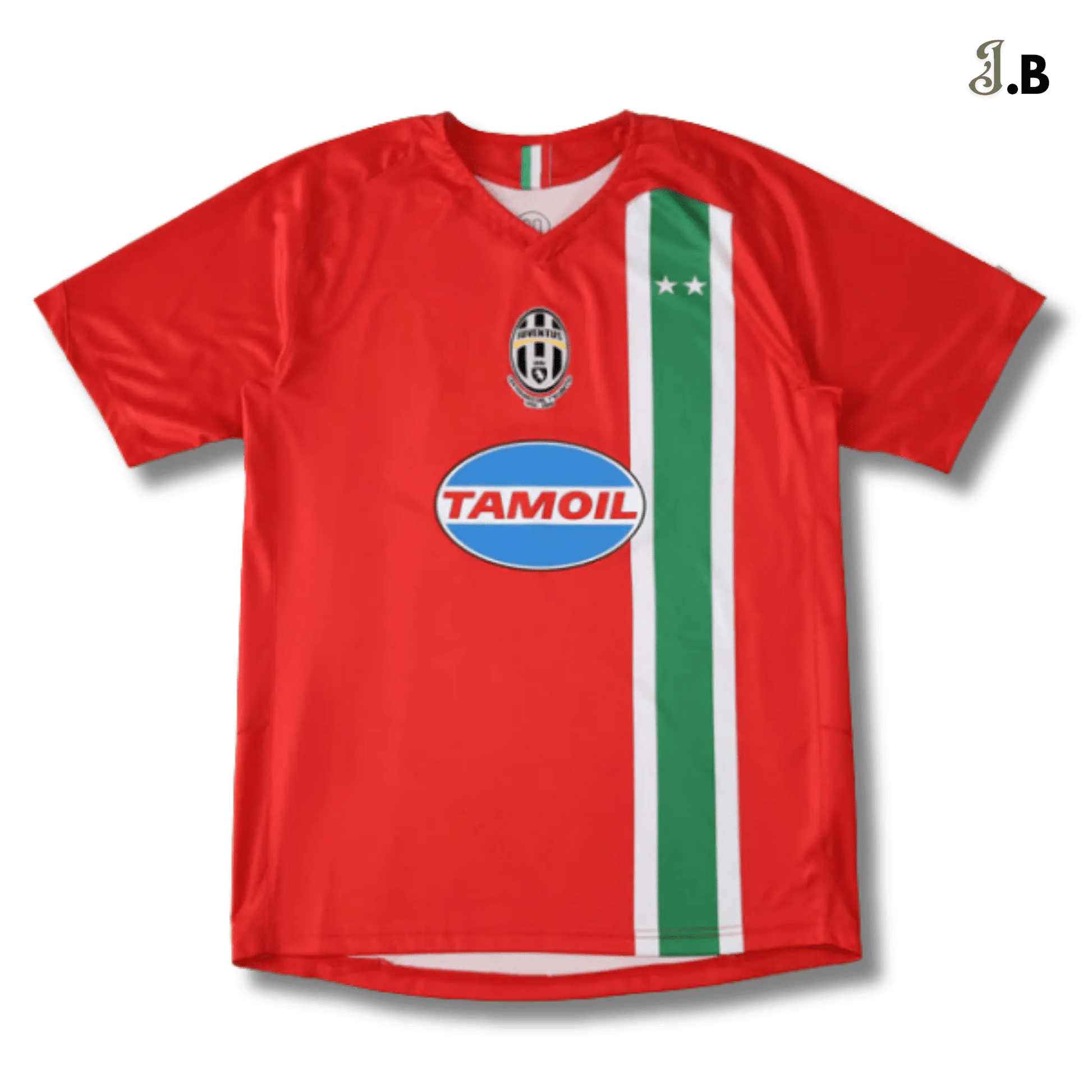 Juventus F.C Vintage 05 Red Away Fan Jersey - JogaBonito - Jersey