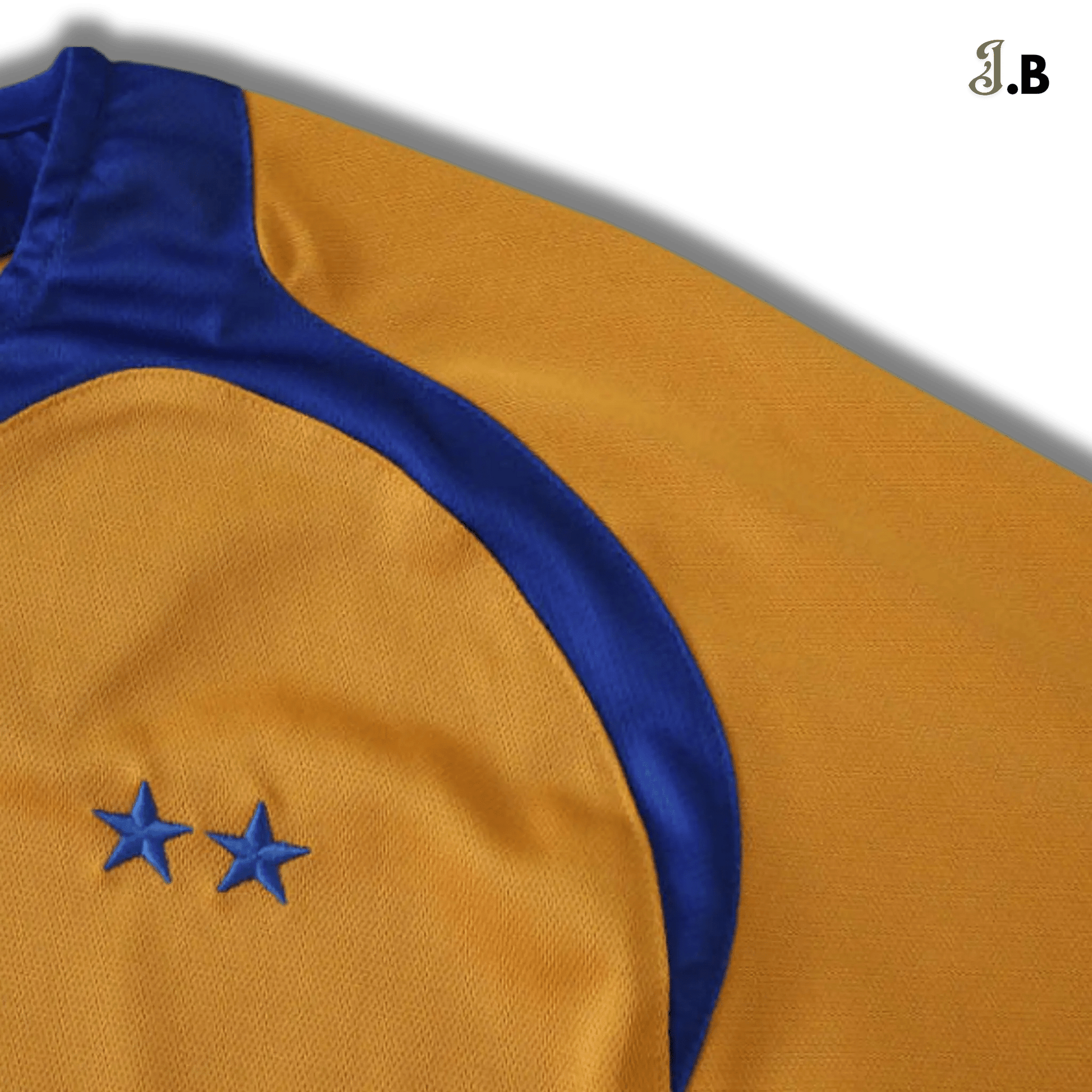 Juventus F.C Vintage 06 Yellow Away Fan Jersey - JogaBonito - Jersey