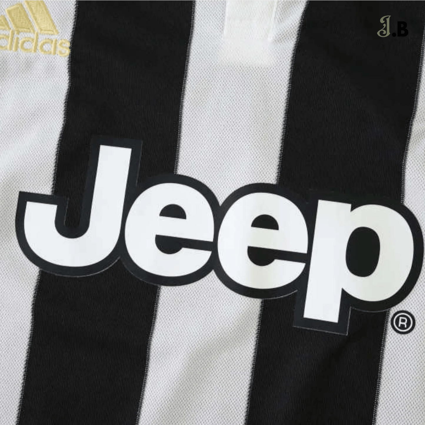 Juventus F.C Vintage 17 Striped Home Fan Jersey - JogaBonito - Jersey