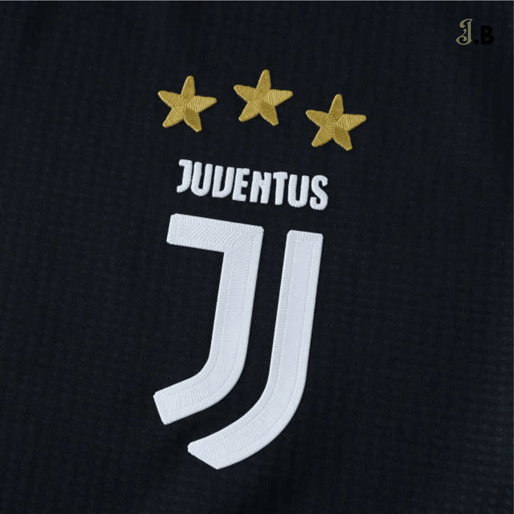Juventus F.C Vintage 20 White & Black Home Player Jersey - JogaBonito - Jersey