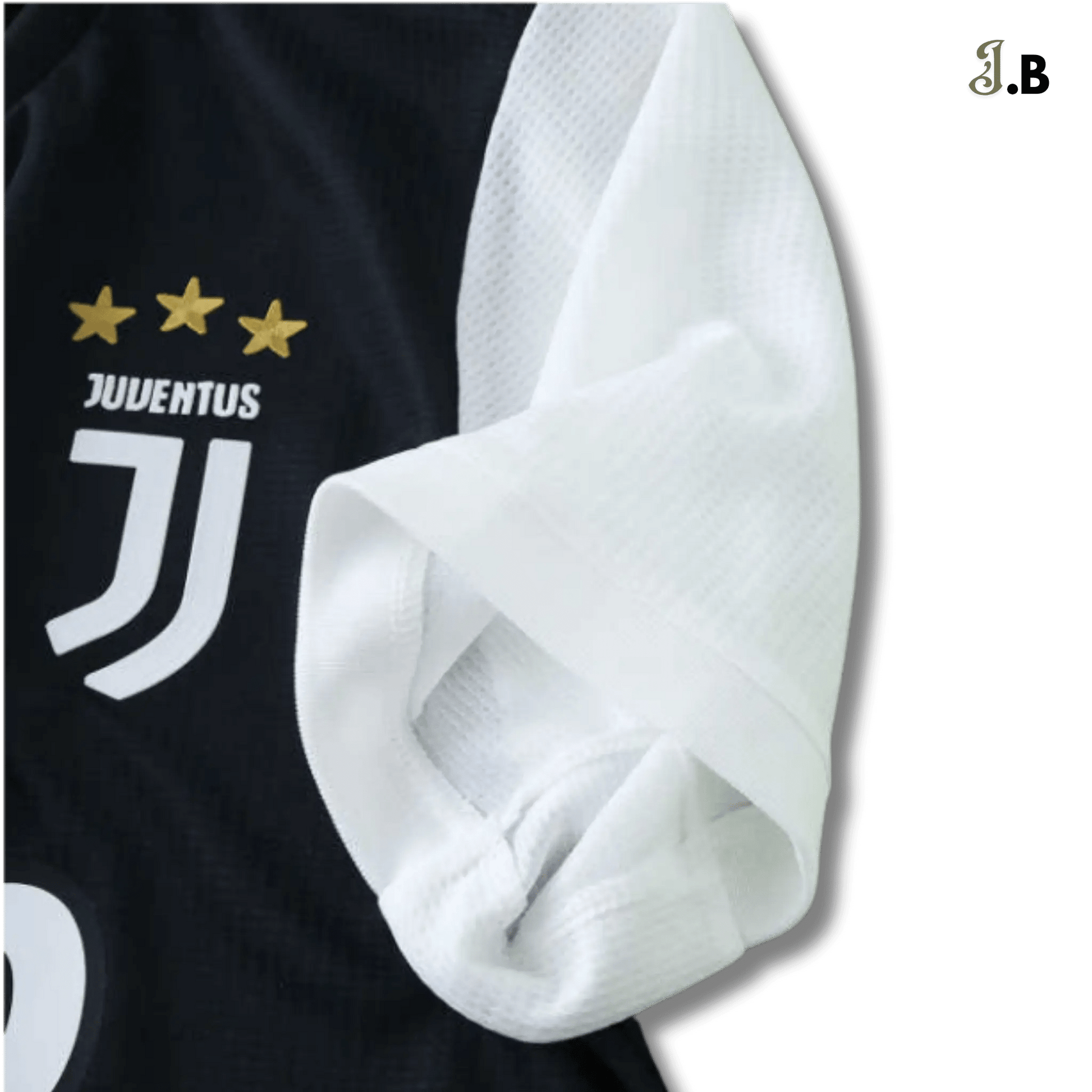 Juventus F.C Vintage 20 White & Black Home Player Jersey - JogaBonito - Jersey