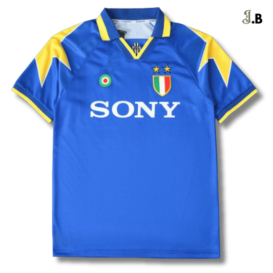 Juventus F.C Vintage 95 Blue Away Fan Jersey - JogaBonito - Jersey