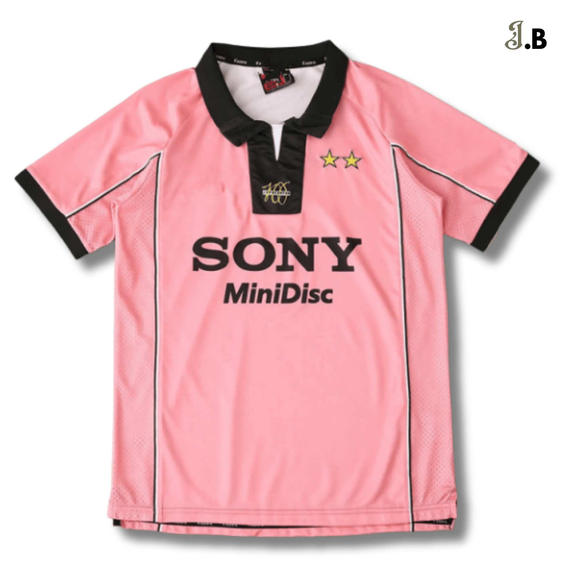 Juventus F.C Vintage 97 Pink Away Fan Jersey - JogaBonito - Jersey