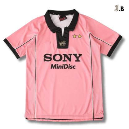 Juventus F.C Vintage 97 Pink Away Fan Jersey - JogaBonito - Jersey