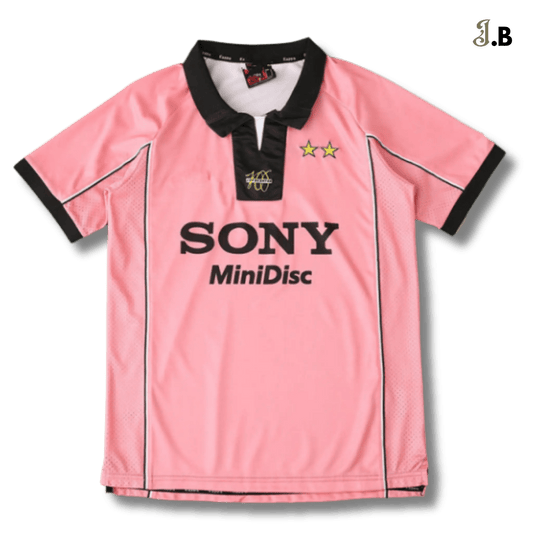 Juventus F.C Vintage 97 Pink Away Fan Jersey - JogaBonito - Jersey