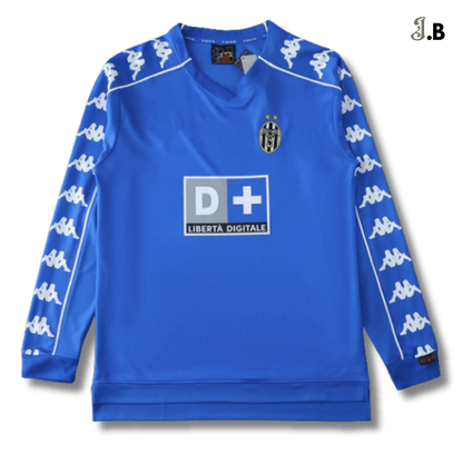 Juventus F.C Vintage 99 Blue Away Long Jersey - JogaBonito - Jersey