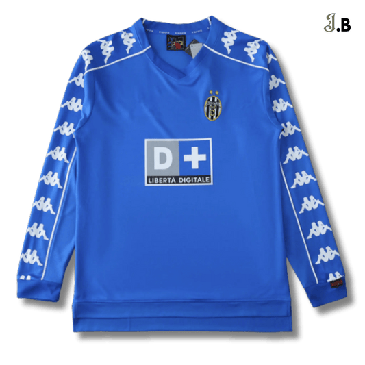 Juventus F.C Vintage 99 Blue Away Long Jersey - JogaBonito - Jersey