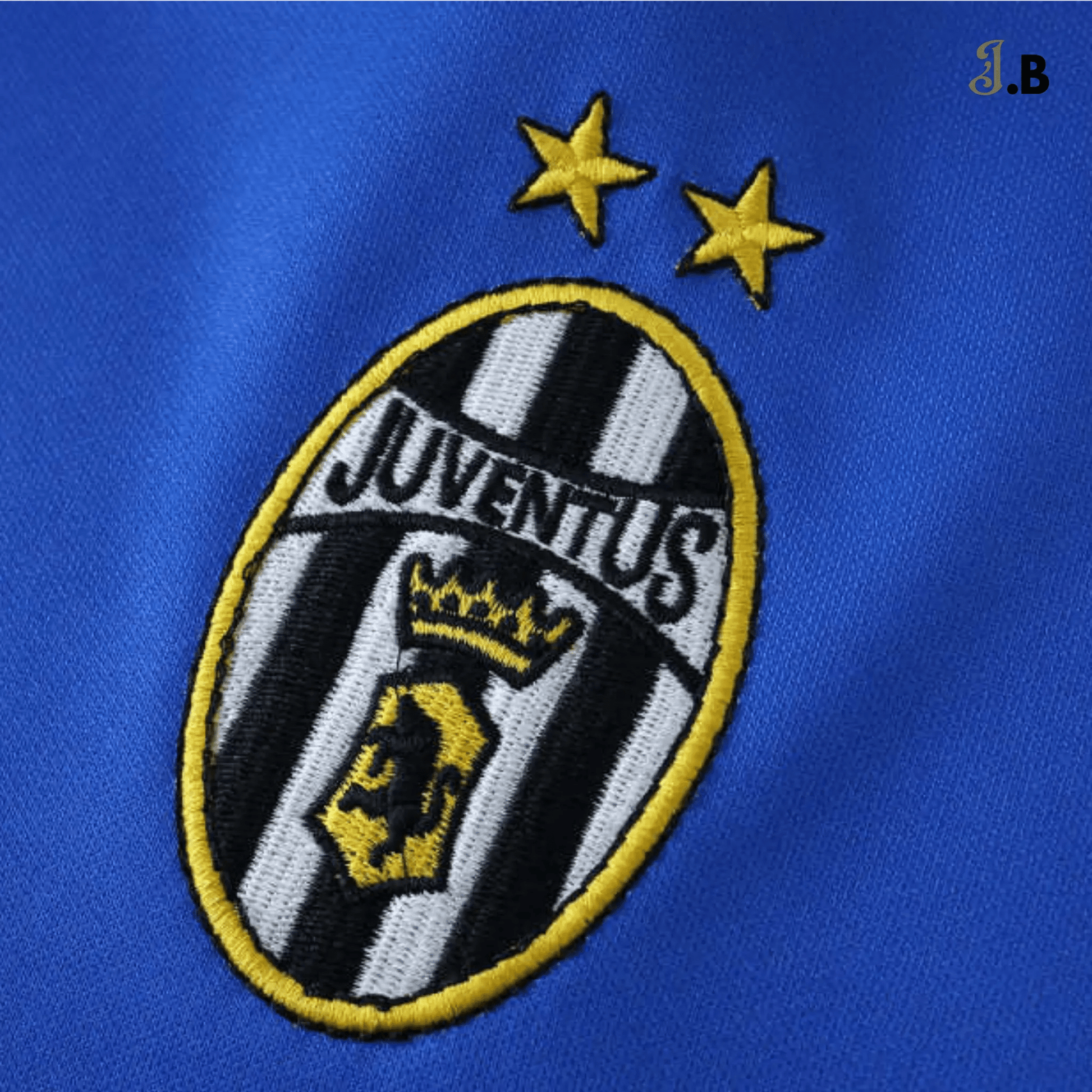 Juventus F.C Vintage 99 Blue Away Long Jersey - JogaBonito - Jersey