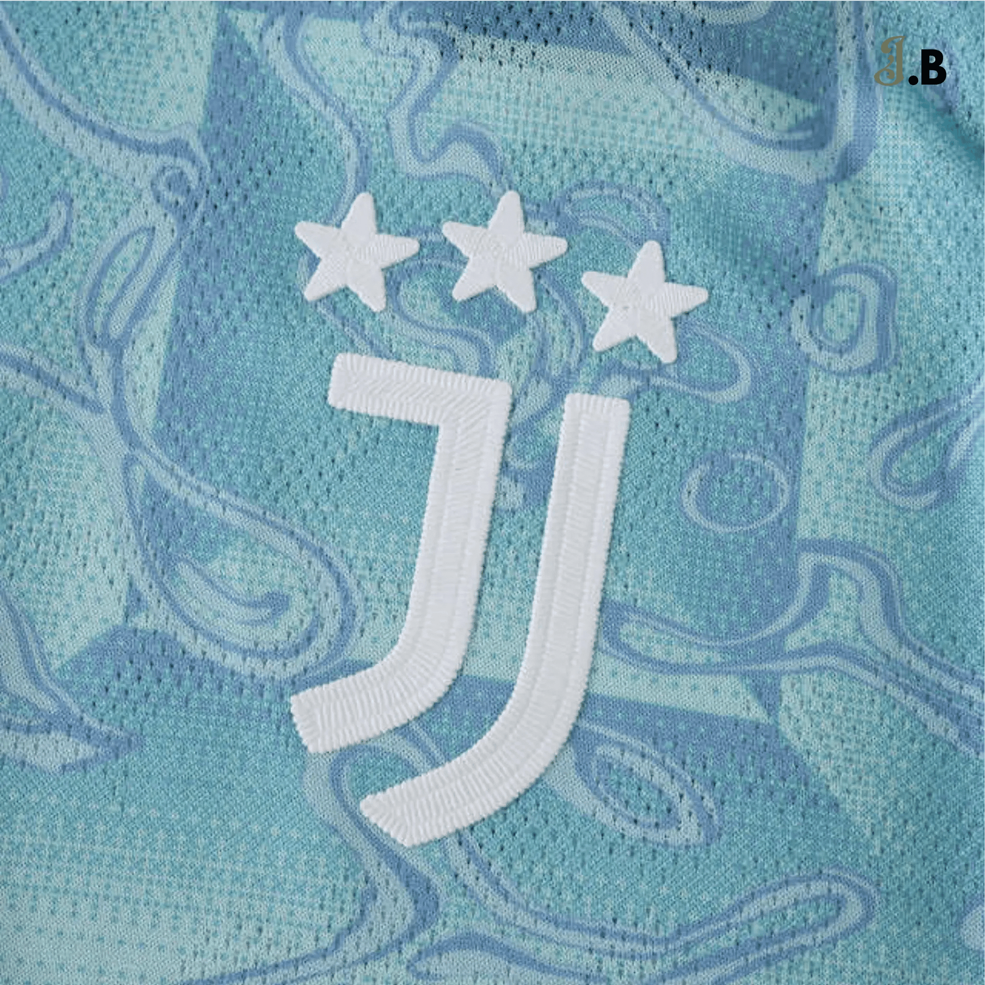 Juventus F.C Vintage Teal Away Player Jersey - JogaBonito - Jersey