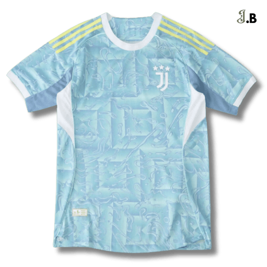 Juventus F.C Vintage Teal Away Player Jersey - JogaBonito - Jersey