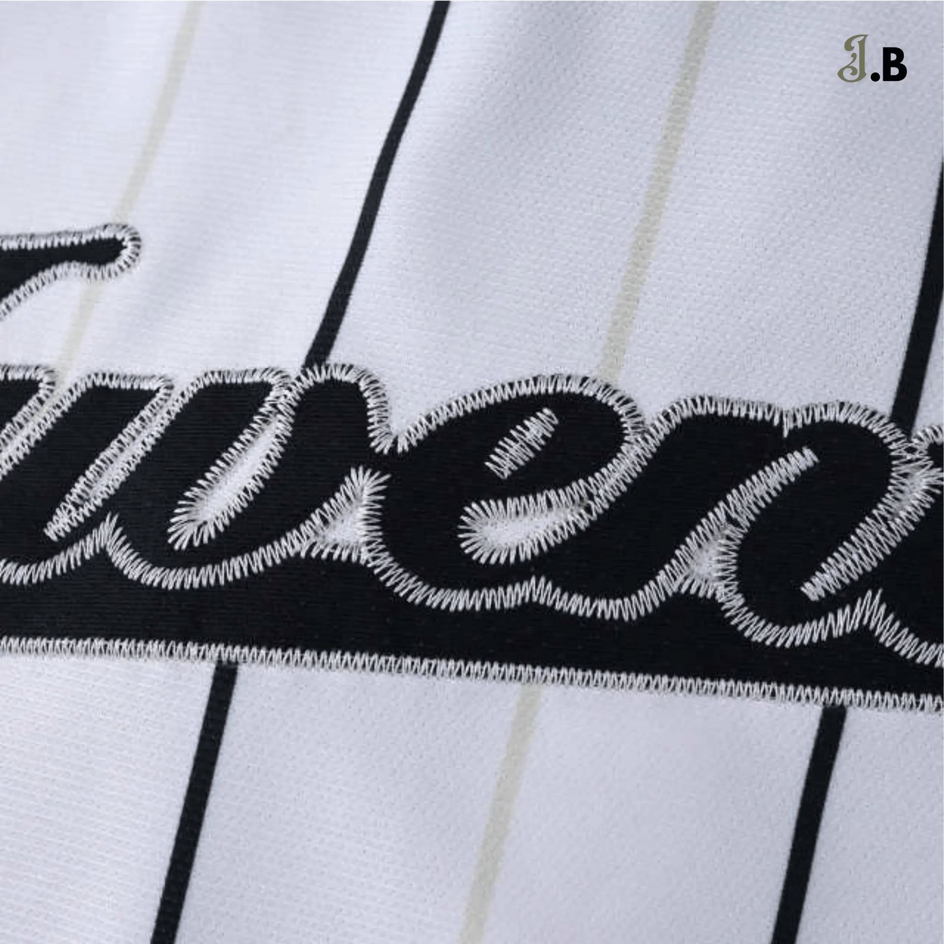 Juventus F.C Vintage White Baseball Jersey - JogaBonito - Jersey