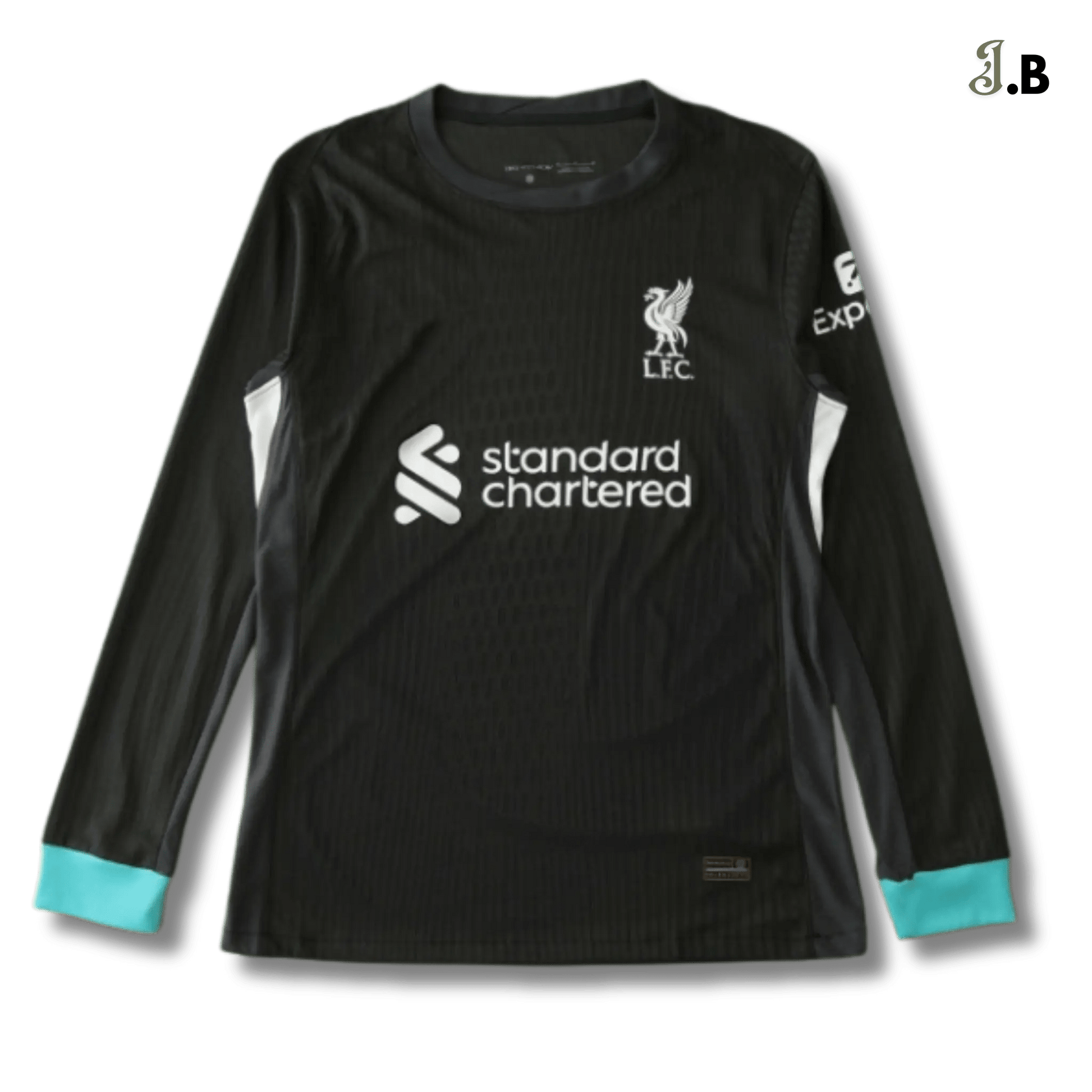 Liverpool FC Retro Black Long Sleeve - JogaBonito - Jersey
