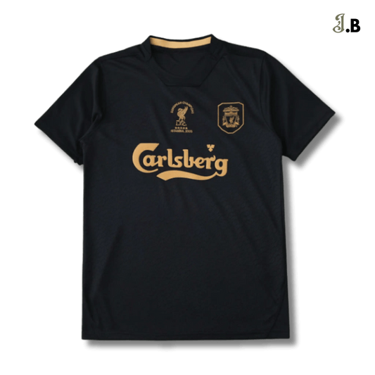 Liverpool FC Vintage Black Gold Third Jersey - JogaBonito - Jersey