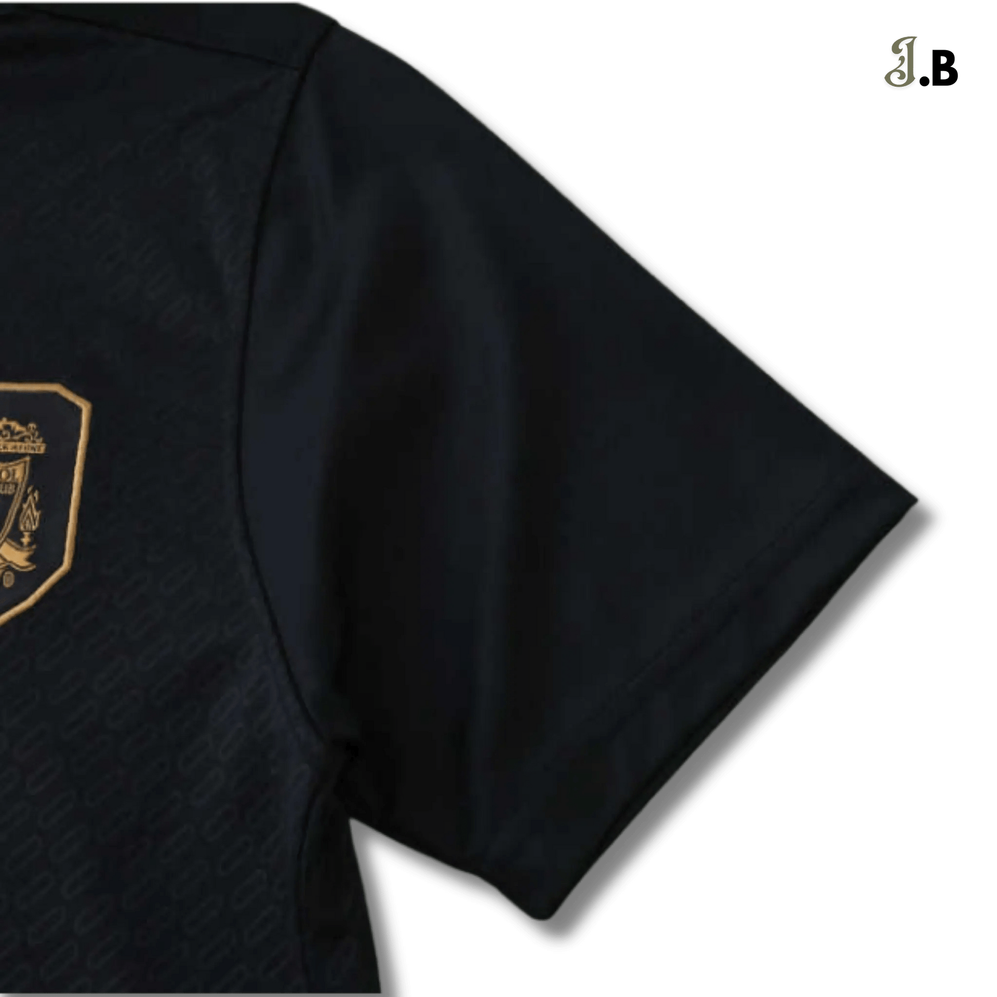 Liverpool FC Vintage Black Gold Third Jersey - JogaBonito - Jersey